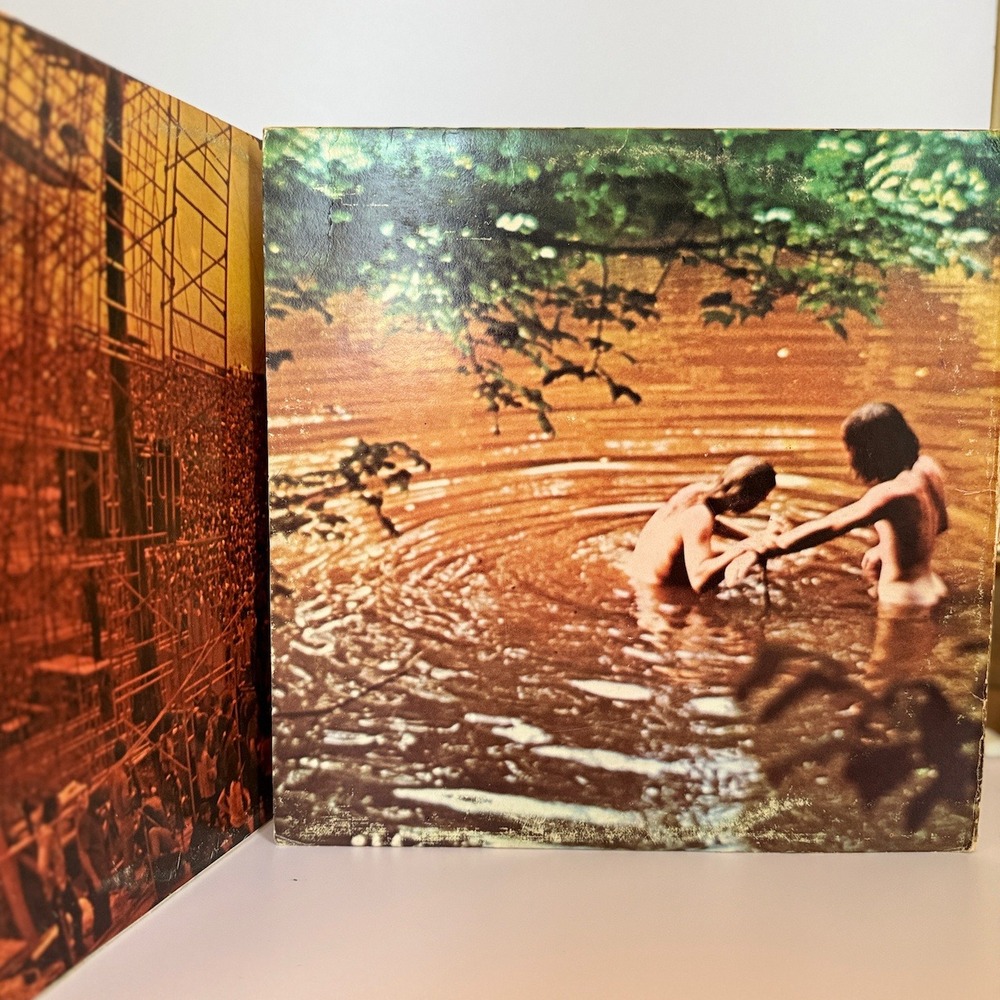 Woodstock - 3LP‎ 1970 Release Vinyl Set Soundtrack Hendrix Santana The Who VG - Picture 4 of 6